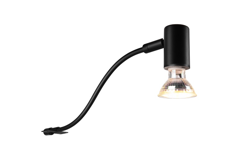 Trio Leuchten 283400132 GIADA - Svívtidlo k montáži na koupelnovou skříňku v černé barvě, 1 x GU10, IP44