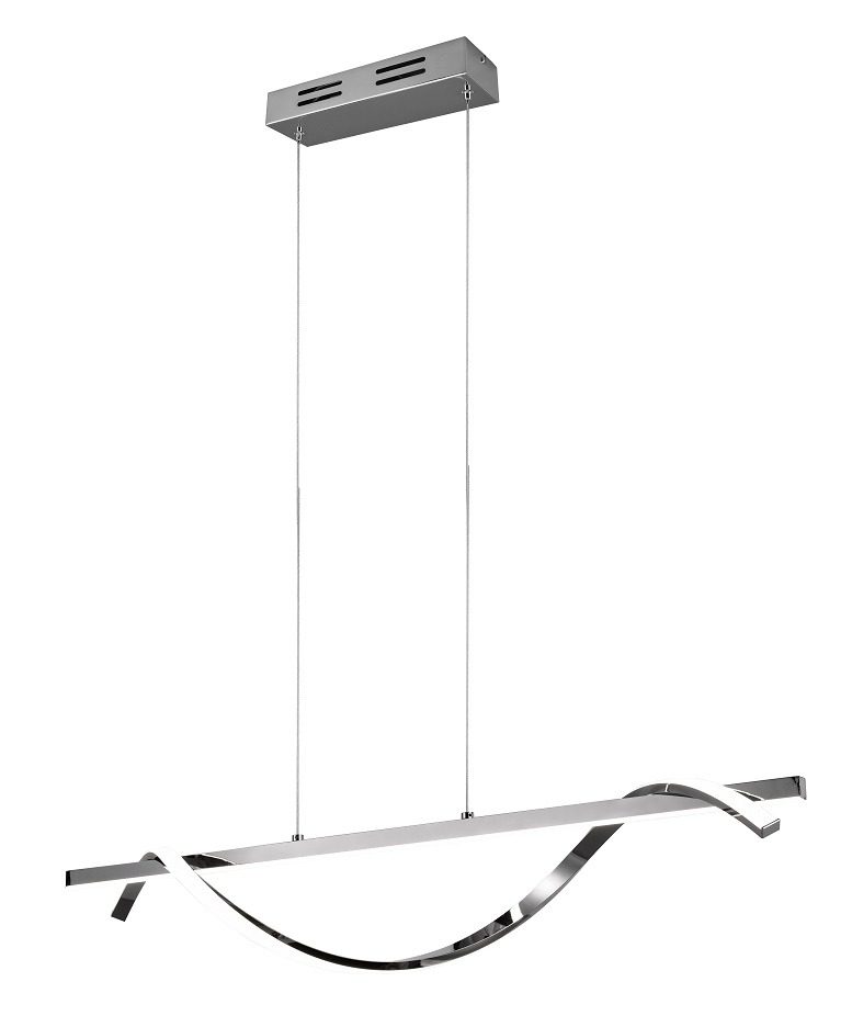 Trio Leuchten R32201106 ISABEL - LED moderní závěsné svítidlo stmívatelné vypínačem, 26W, 4000K, 100cm