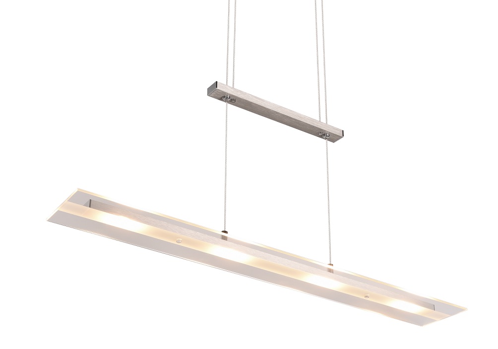 Trio Leuchten R32004107 MILOS - Závěsné stahovací svítidlo v matném niklu , LED 20W, 3000K, 80cm