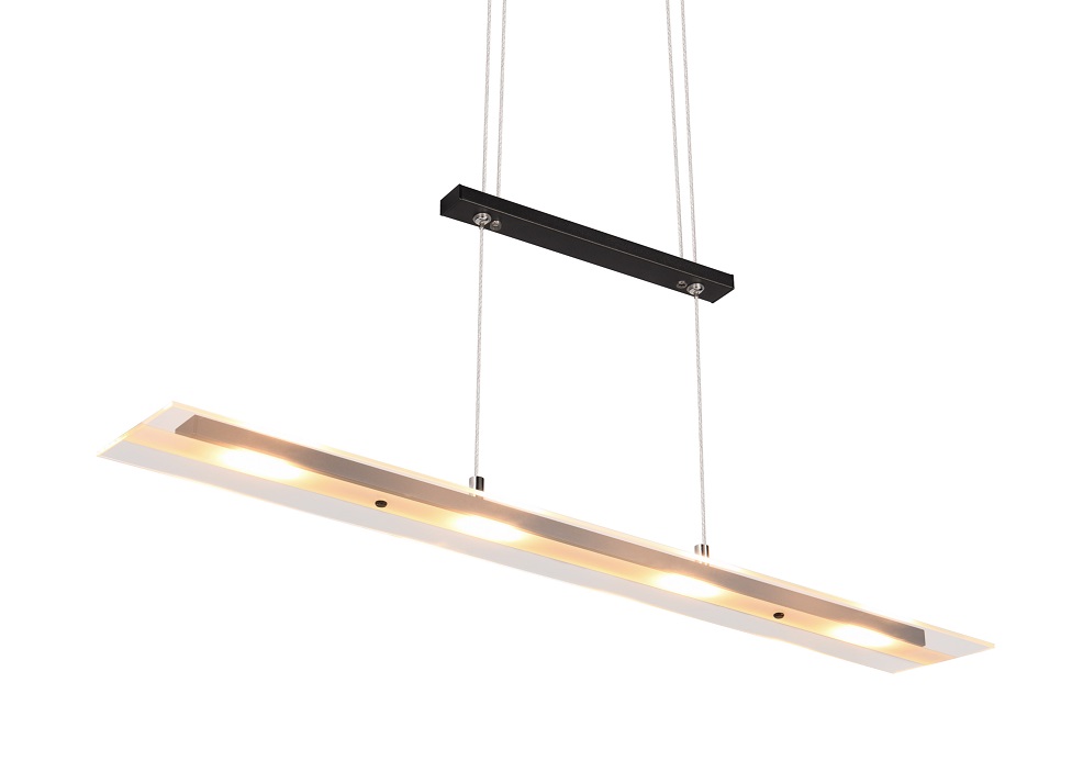 Trio Leuchten R32004132 MILOS - Závěsné stahovací svítidlo v černé barvě , LED 20W, 3000K, 80cm