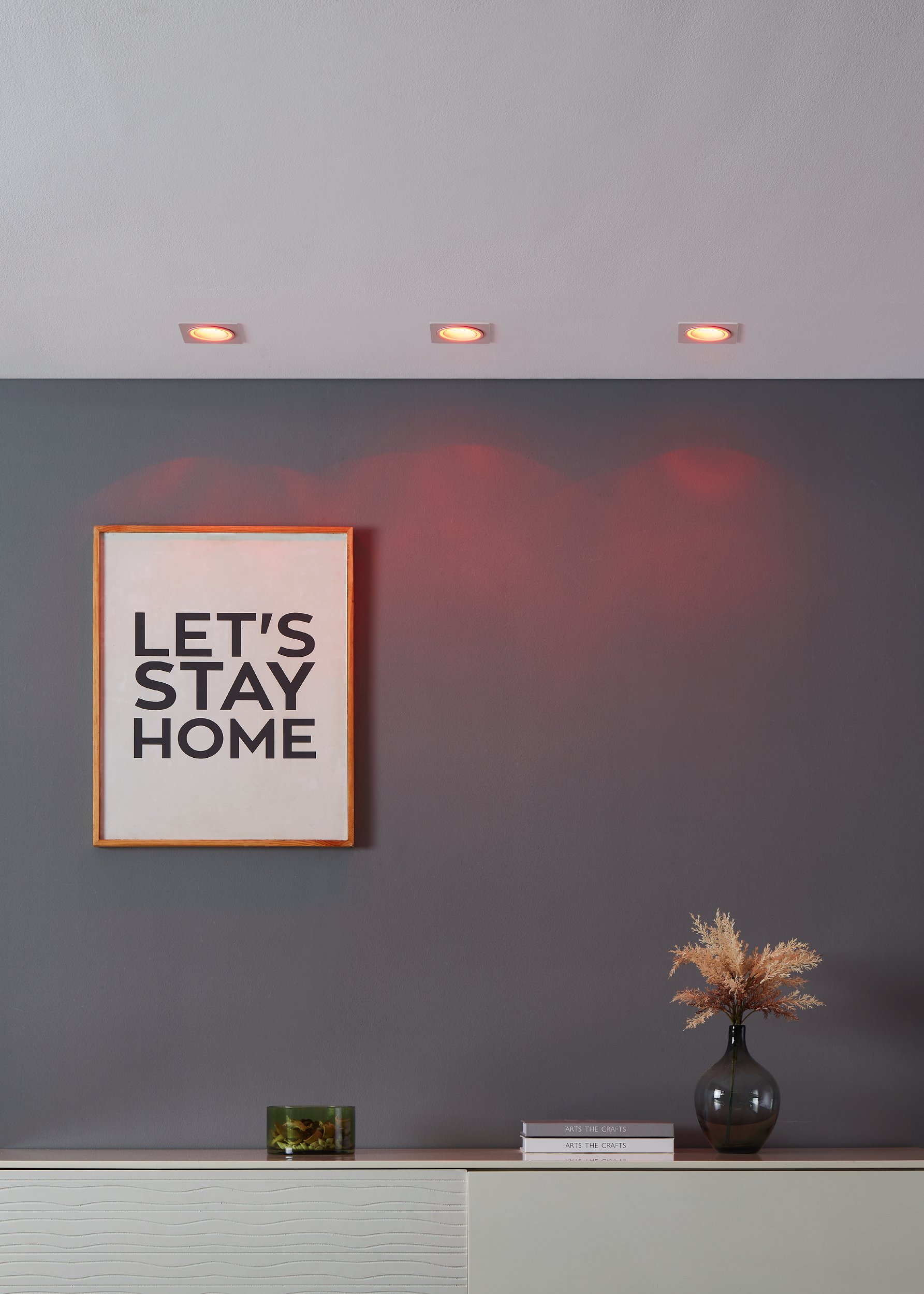 Eglo ZIGBEE 900765 CAROSSO-Z - Podhledové LED RGB svítidlo ovládáné ovladačem, nebo z mobilní aplikace, LED 4,7W, bílá barva