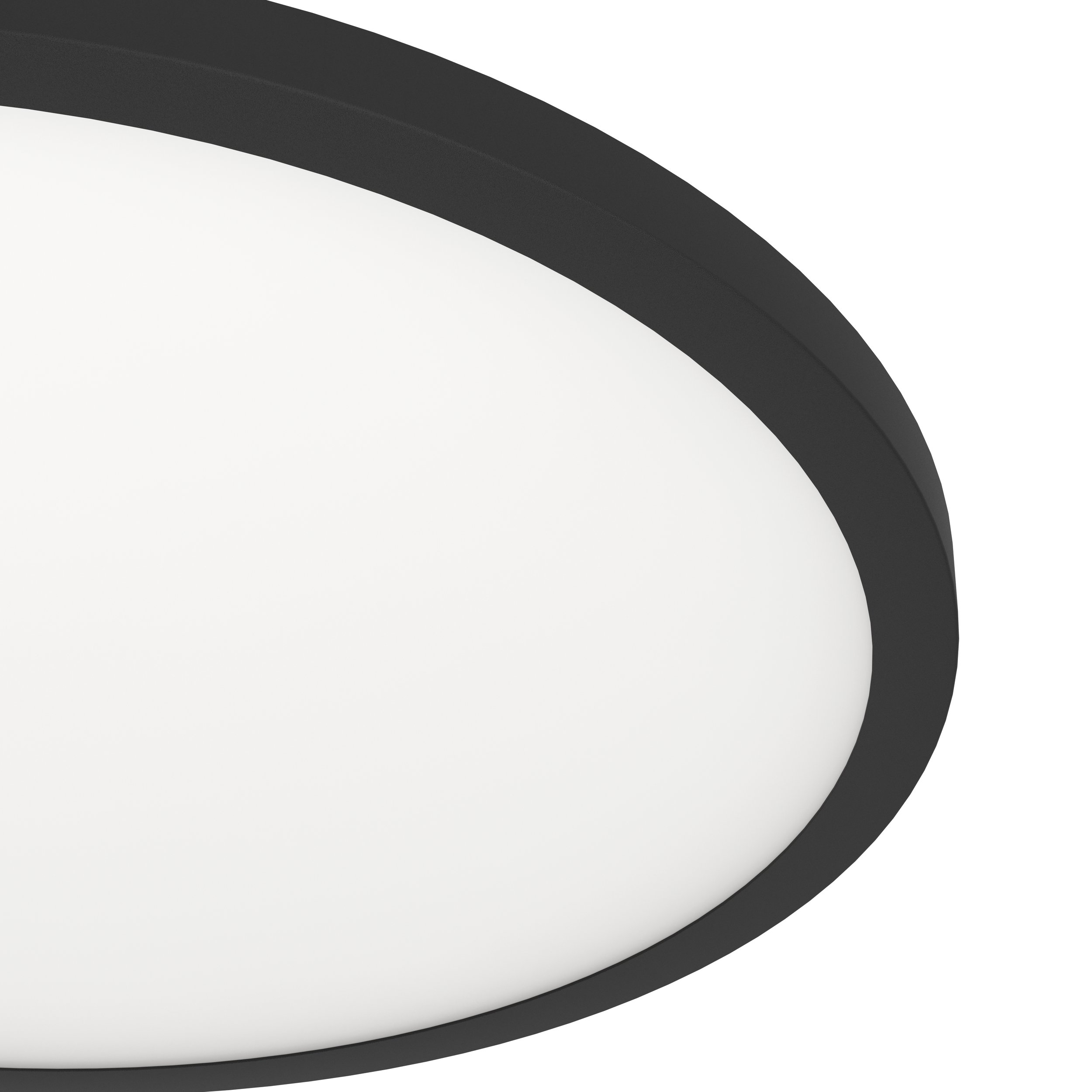 Eglo ZIGBEE 900761 SARSINA-Z - Stropní LED černé kulaté svítidlo stmívatelné ovladačem, nebo z mobilní aplikace, LED 33,5, 2700-6500K, Ø 45cm