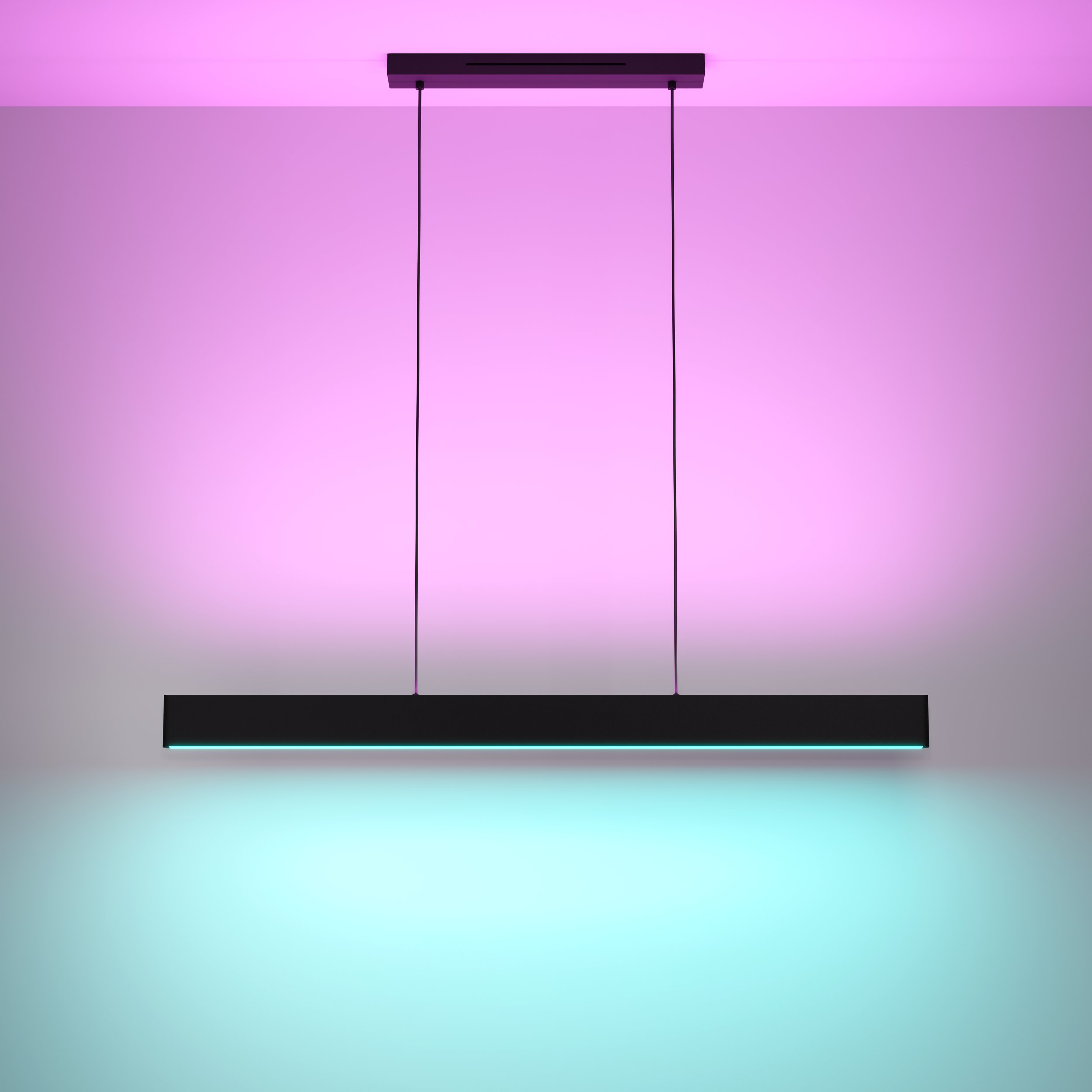 Eglo ZIGBEE 900878 ANDREAS-Z - Závěsné LED RGB svítidlo ovládané ovladačem, nebo z mobilní aplikace, LED 38W, 117cm