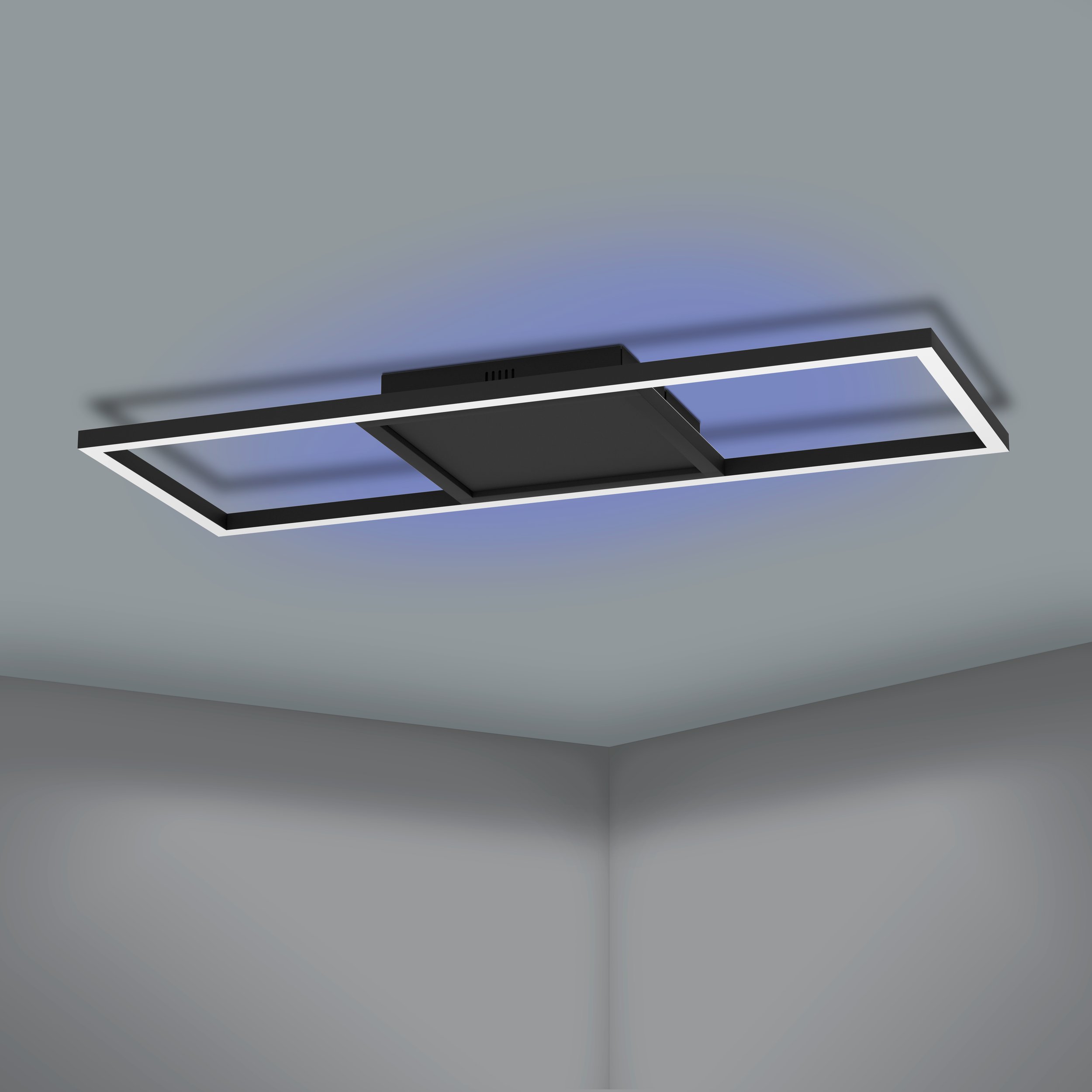 Eglo ZIGBEE 900566 CALAGRANO-Z - Stropní LED RGB svítidlo ovládané ovladačem, nebo z mobilní aplikace, LED 21W, 64 x 24cm