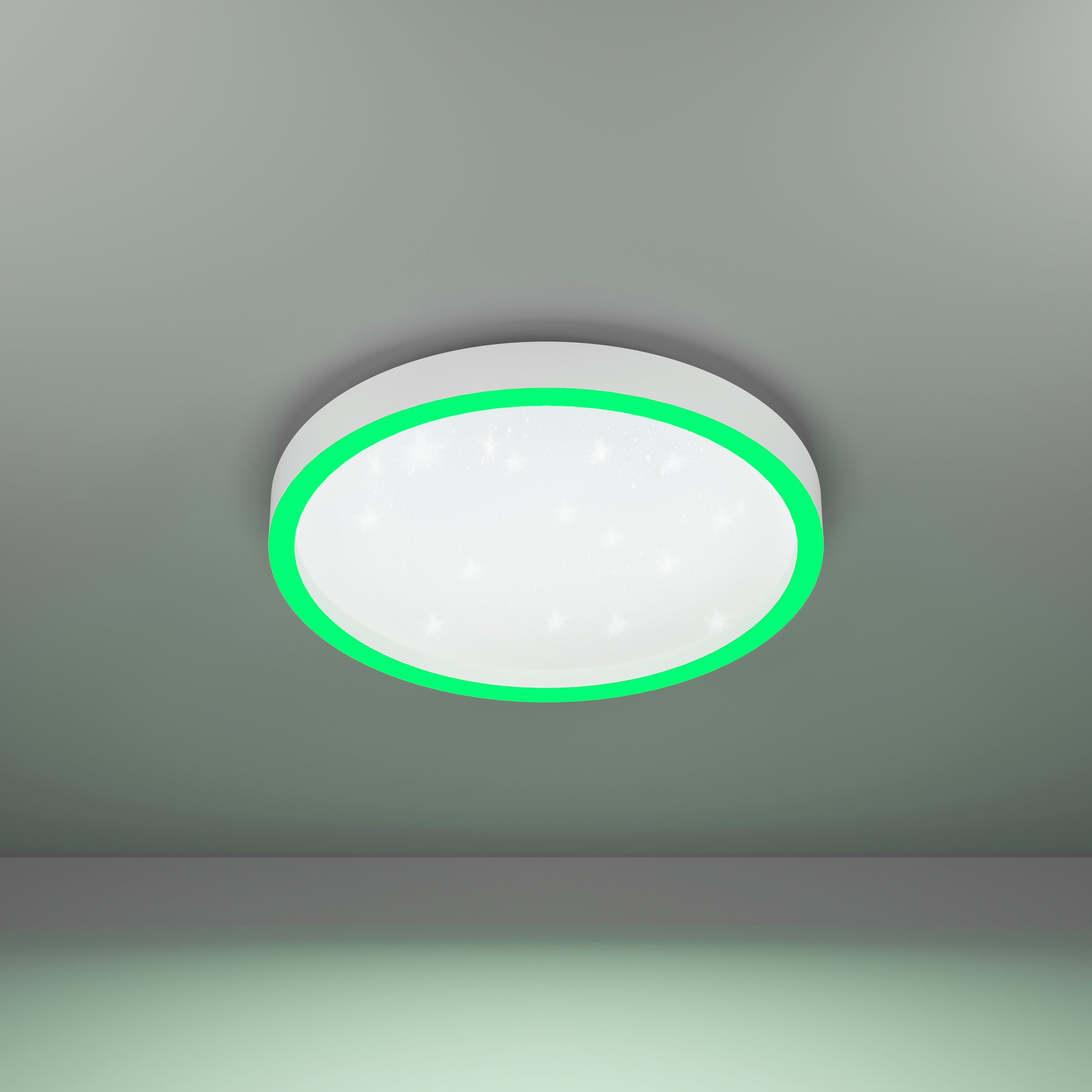 Eglo ZIGBEE 900408 MONTEMORELOS-Z - Stropní LED RGB svítidlo ovládané ovladačem, nebo z mobilní aplikace, LED 17,8W, Ø 45cm