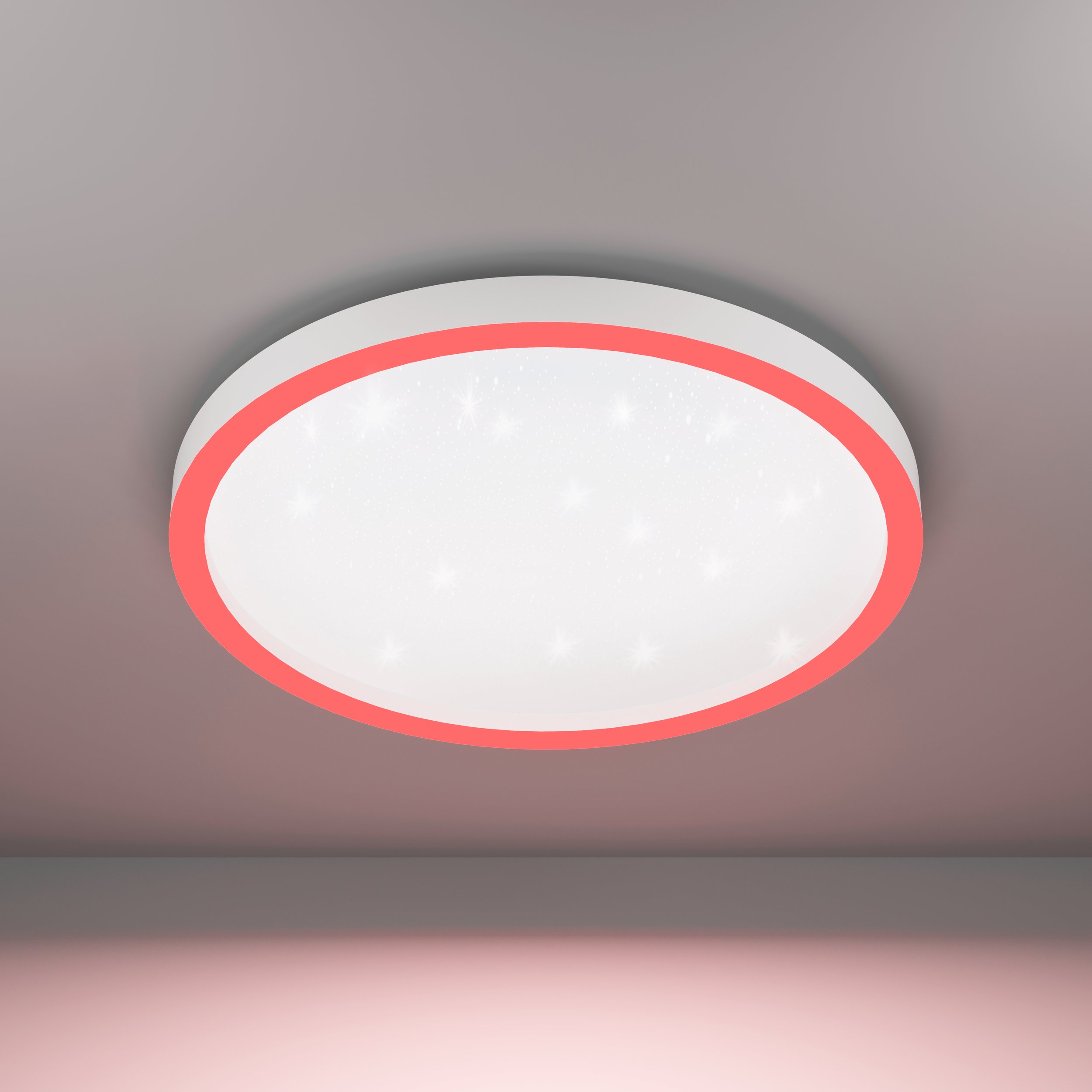 Eglo ZIGBEE 900409 MONTEMORELOS-Z - Stropní LED RGB svítidlo ovládané ovladačem, nebo z mobilní aplikace, LED 34,5W, Ø 57cm