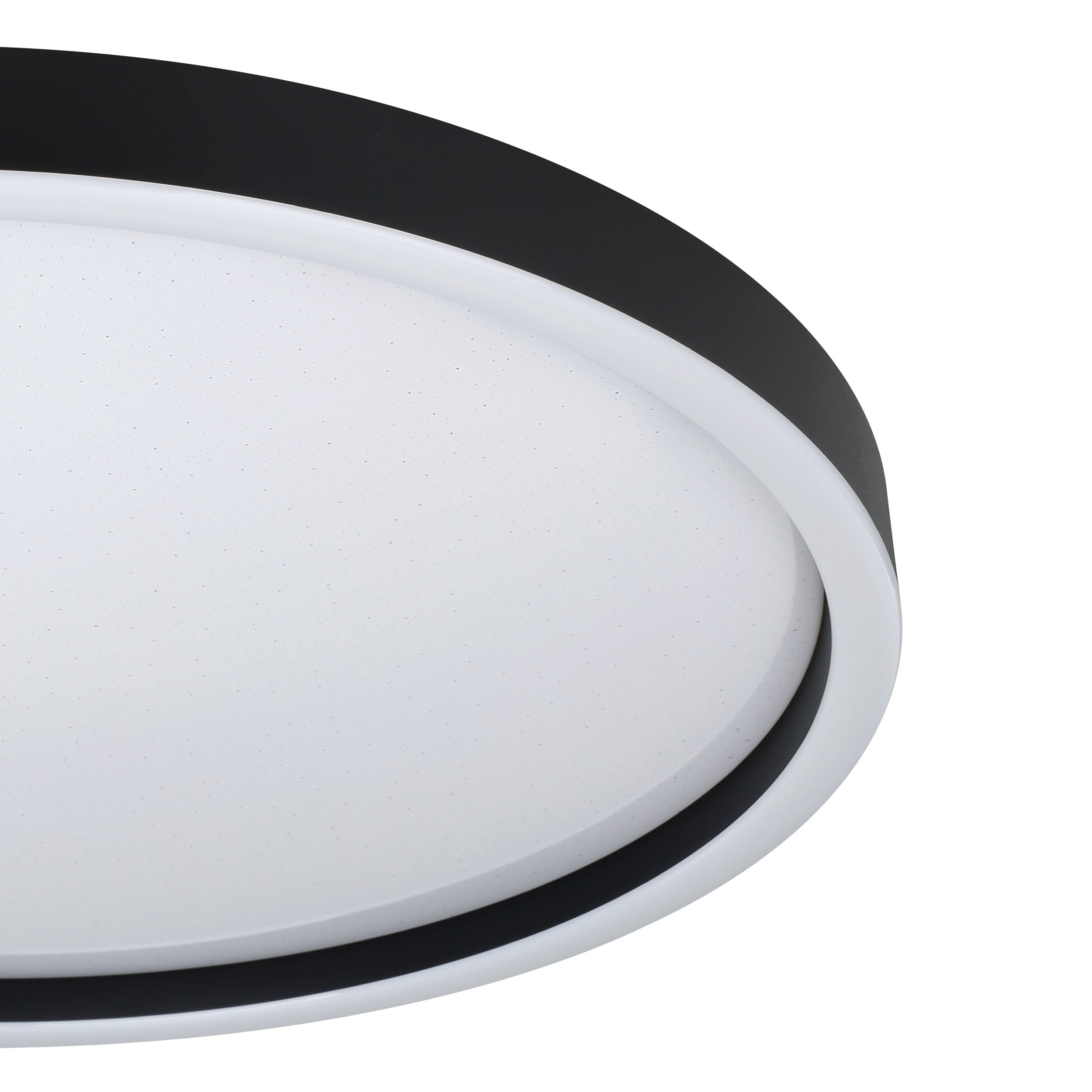 Eglo ZIGBEE 900412 MONTEMORELOS-Z - Stropní černé LED RGB svítidlo ovládané ovladačem, nebo z mobilní aplikace, LED 34,5W, Ø 57cm