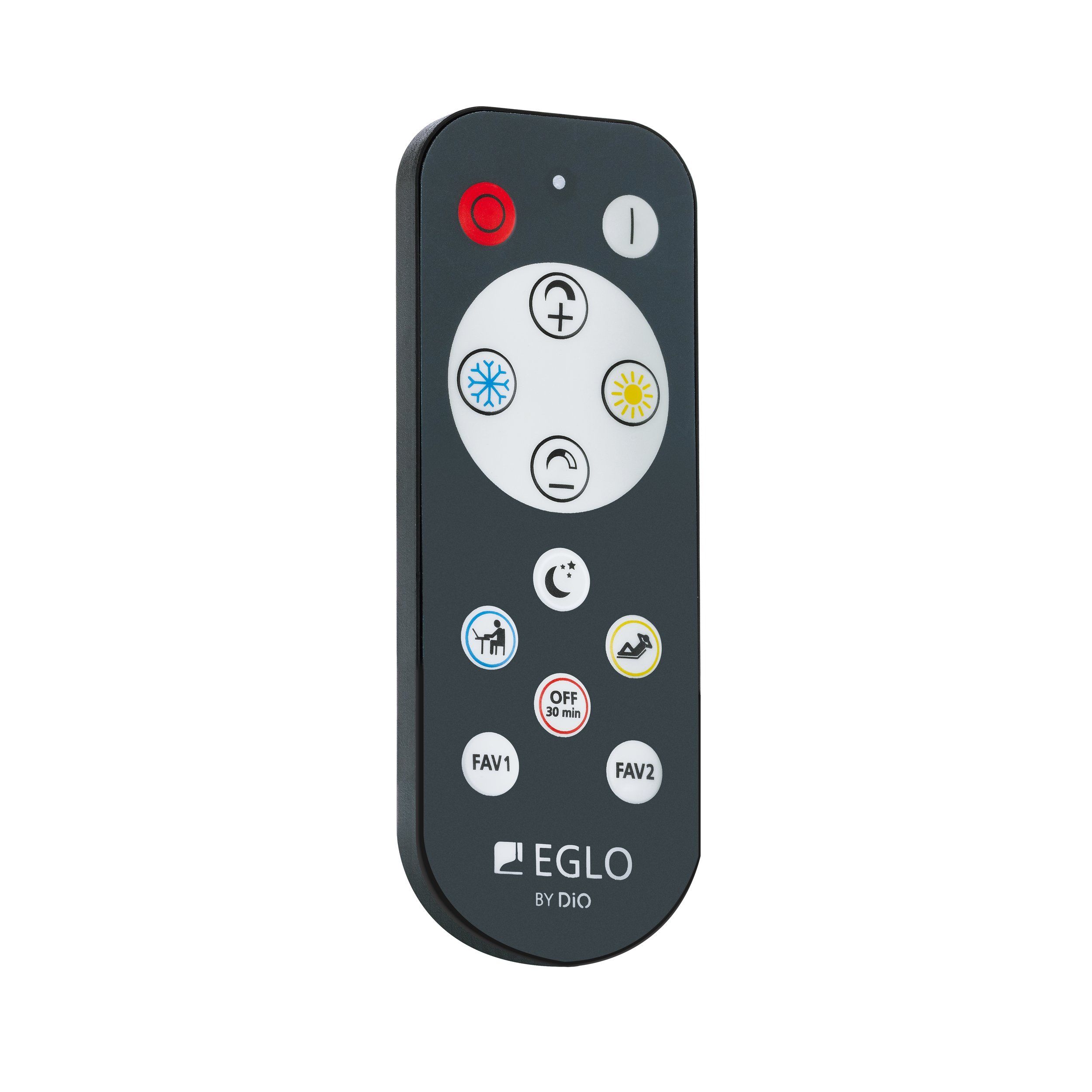 Eglo 900466 SIBERIA - LED závěsný černý lustr s dálkovým ovladačem, 34W, 3000-6500K, 78 x 16cm