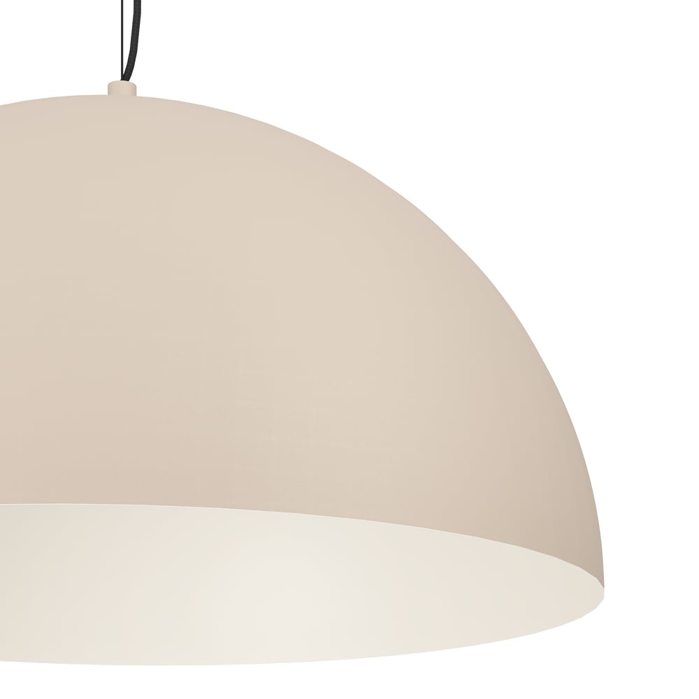 Eglo 900696 GAETANO 1 - Závěsné svítidlo v pískově hnědé barvě, 1 x E27 Ø 53cm