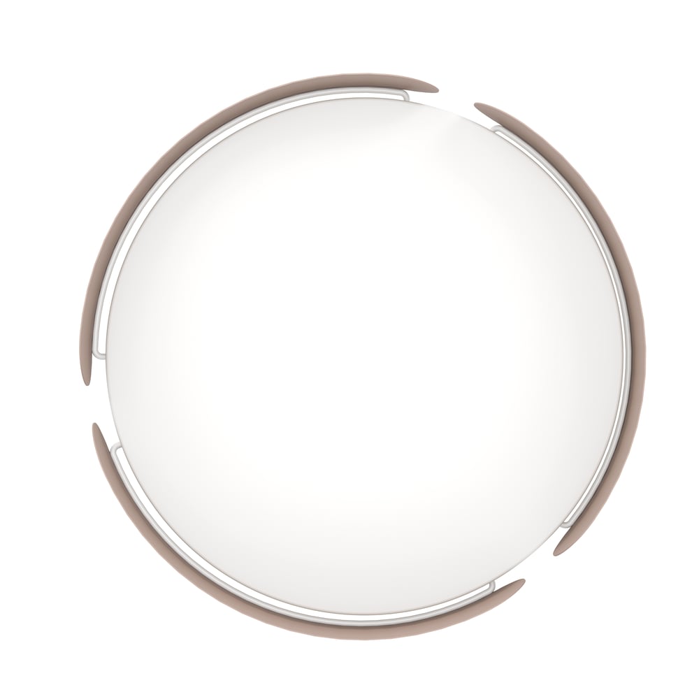Eglo 99623 VALCASOTTO - Stropní LED svítidlo v kávové barvě, LED 24W, 3000K, Ø 37cm