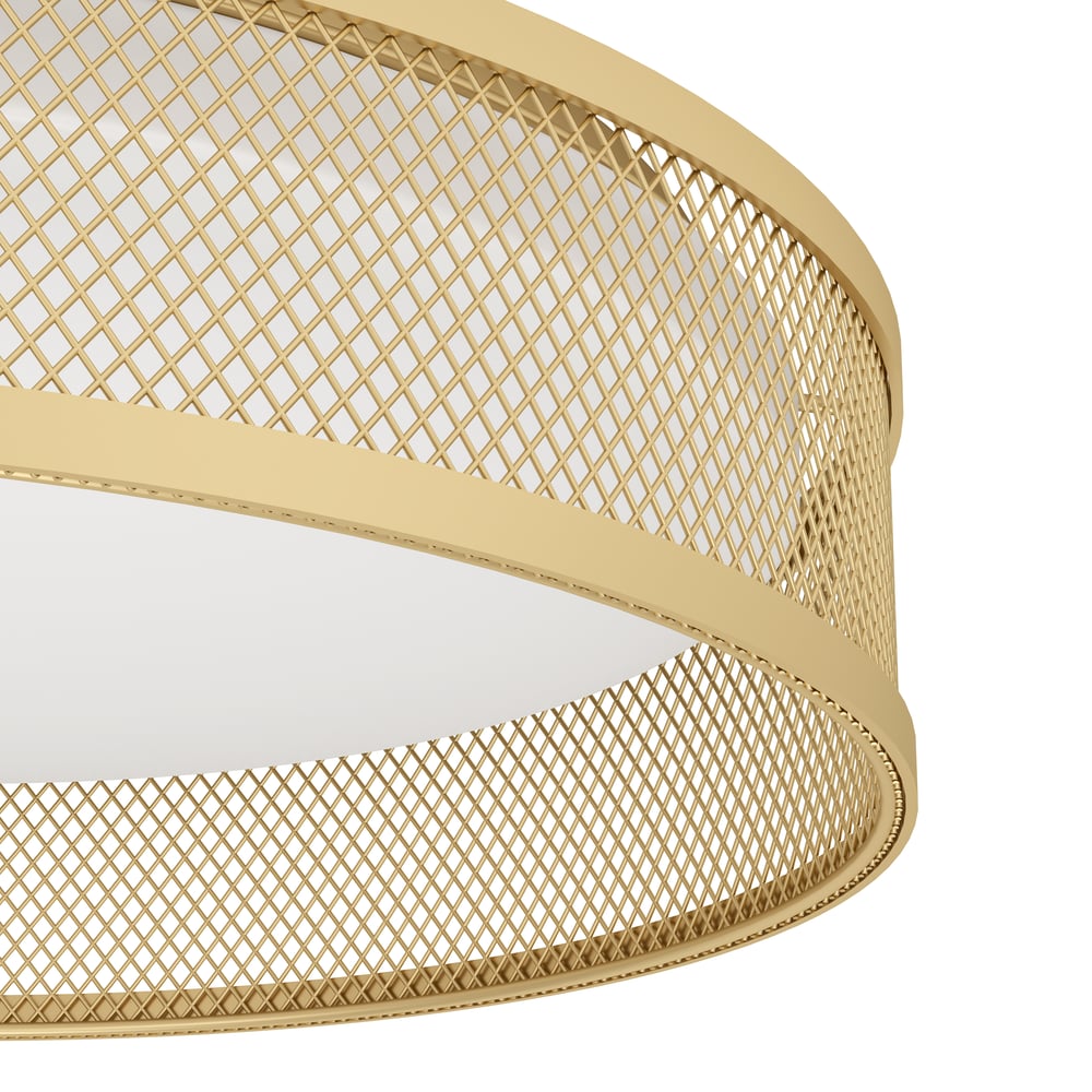 Eglo 900976 LUPPINERIA - Stropní LED mosazné svítidlo, LED 20W, 3000K, Ø 38,5cm