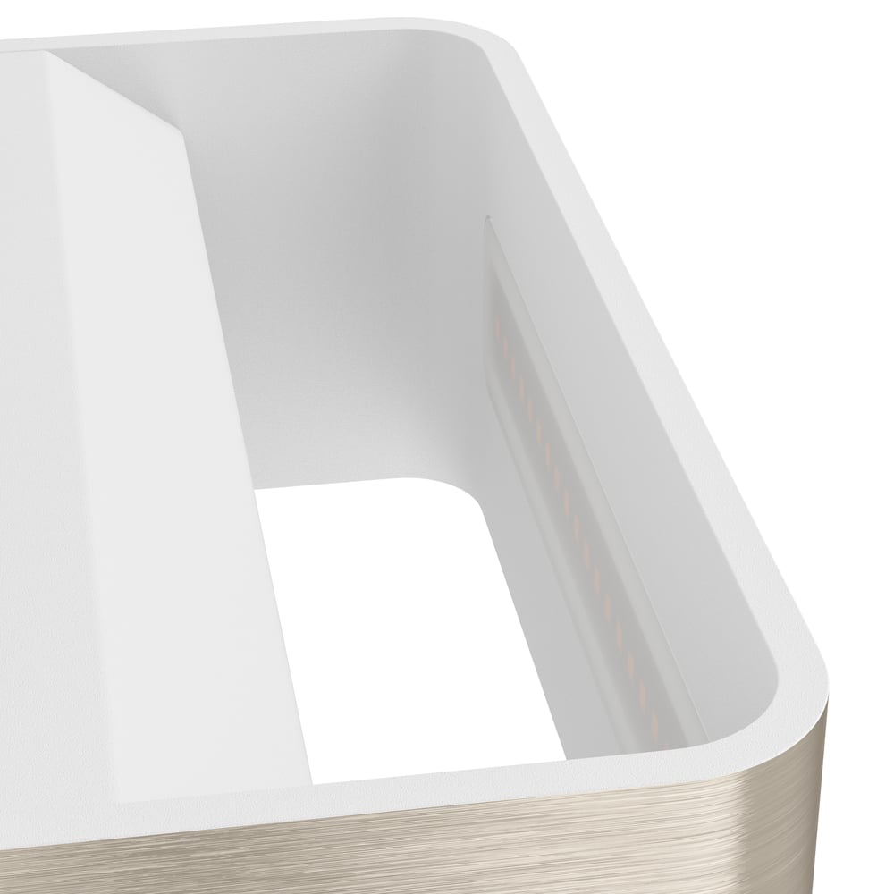 Eglo 98425 SANIA - LED moderní nástěnné svítidlo v satinovaném niklu, LED 10W, 3000K