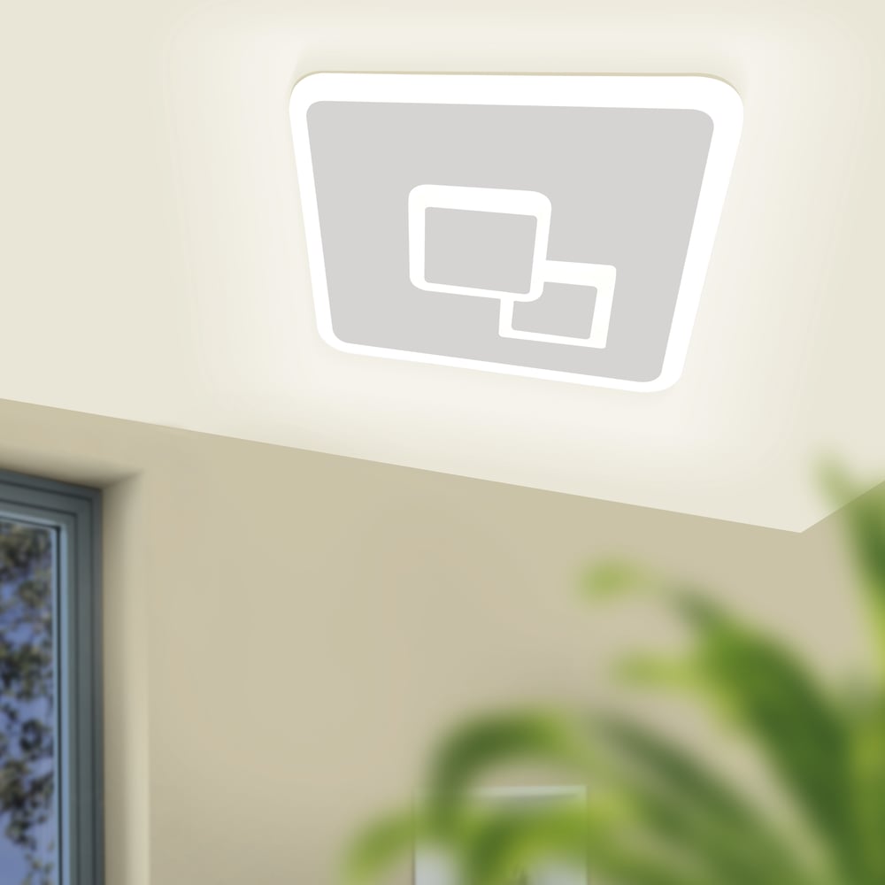 Eglo 33941 CADEGAL - LED stropní lustr v bílé barvě, LED 9W, 4000K, 20 x 20cm