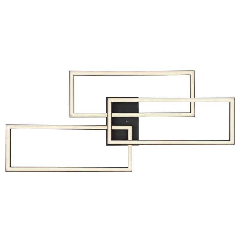 Globo 67247-58SH TINY - Stropní LED svítidlo ovládané ovladačem, nebo z mobilní aplikace TUYA, 3000 - 6500K,  LED 58W, 90 x 40cm