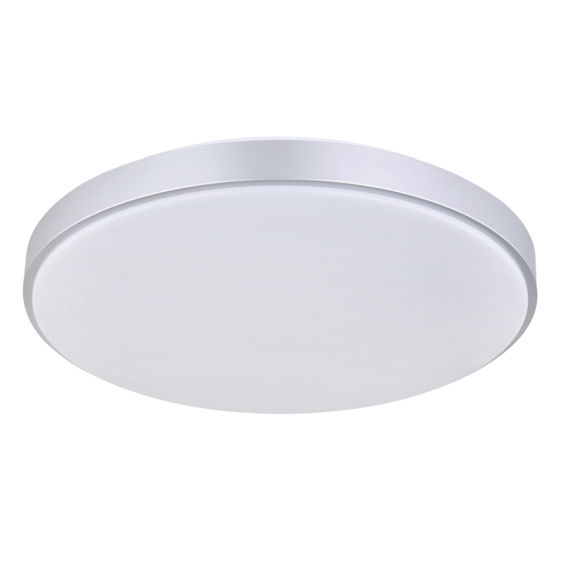 Globo 41586-24 SONNY - Stropní stříbrné LED svítidlo s dálkovým ovladačem, LED 24W, 2700-6500K, Ø 51cm