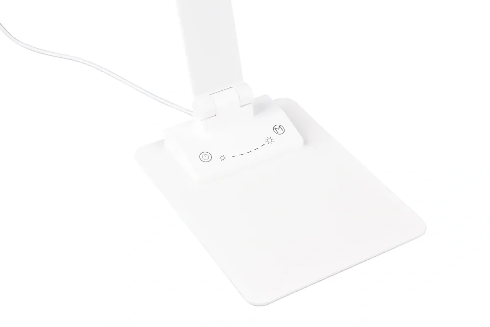Trio Leuchten 545310131 TRAVIS - LED stolní bílá lampa na pracovní stůl s USB pro nabíjení mobilu, LED 6,5W, 3000+5000+6500K