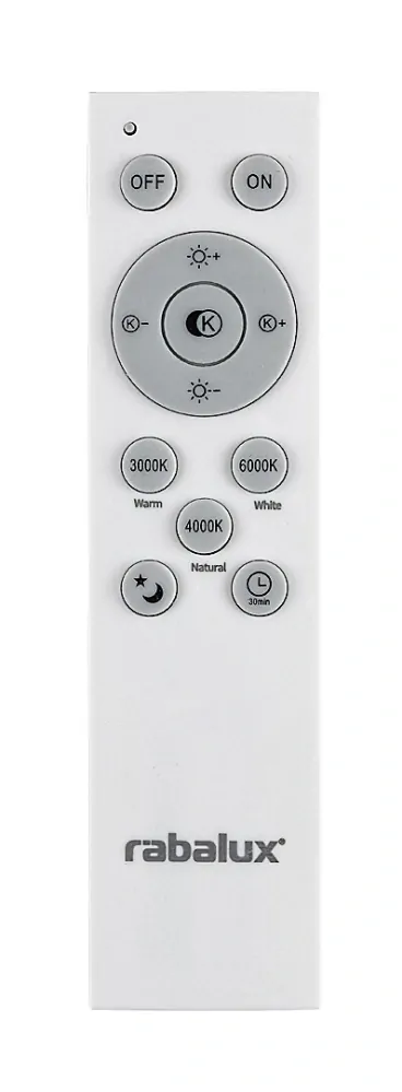 Rabalux 71041 TESIA - LED závěsné svítidlo v černé barvě s dálkovým ovladačem, Ø 60cm, 60W, 3000 - 6000K