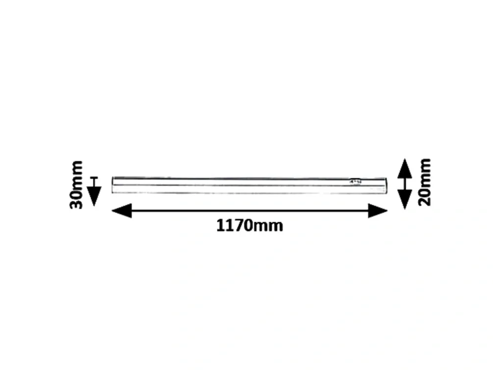 Rabalux 5219 GREG - LED kuchyňské podlinkové svtítidlo, LED 18W, 1865lm, 4000K, 117cm