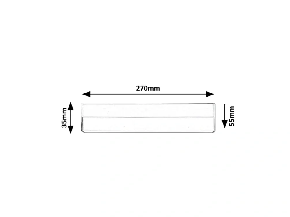 Rabalux 78046 BAND2 - Kuchyňské podlinkové svtítidlo bez vypínače v bílé barvě, LED 7W, 550lm, 4000K, 27cm