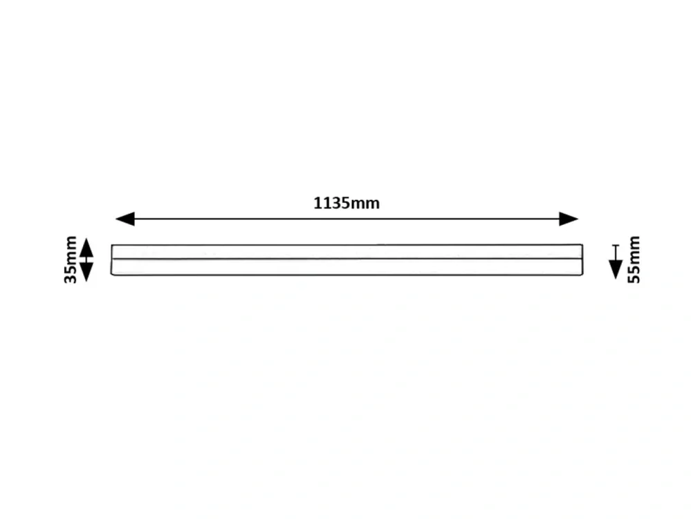Rabalux 78052 BAND2 - Kuchyňské podlinkové svtítidlo bez vypínače v bílé barvě, LED 24W, 1950lm, 4000K, 113,5cm