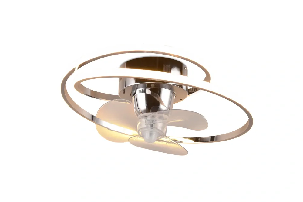 Trio Leuchten R67252106 UMEA - Stropní LED elegantní ventilátor s dálkovým ovladačem, LED 38W, 2700-6500K, Ø 50cm