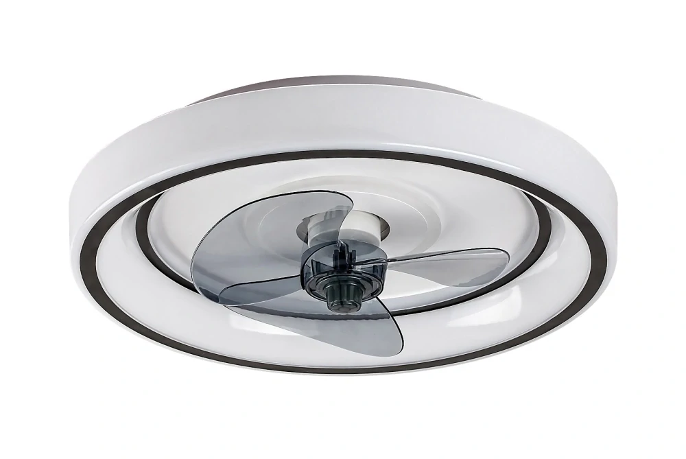 RABALUX 71009 HORACIO - Stropní LED ventilátor v černé barvě s dálkovým ovladačem, LED 67W, 3000-6000K, Ø 47cm