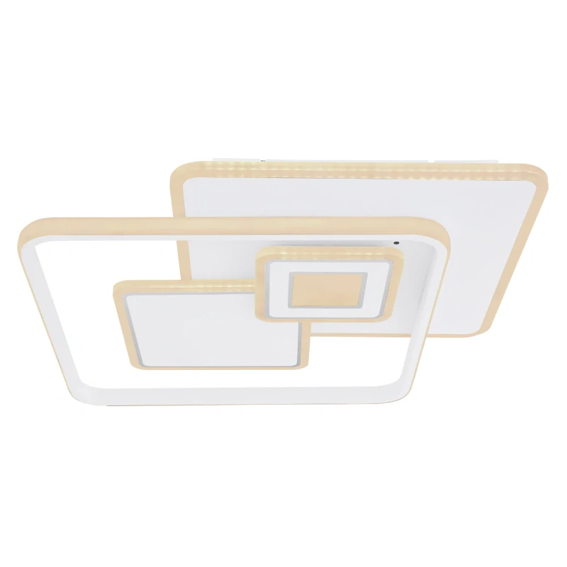 Globo 48441-50 RODERICK - Moderní lustr s dálkovým ovladačem, LED 50W, 3000 - 6000K, 50 x 50cm