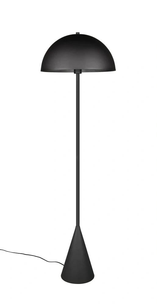 Trio Leuchten 465000132 ALFIE - Moderní stojací lampa v matné černé barvě, 1 x E27, 130cm