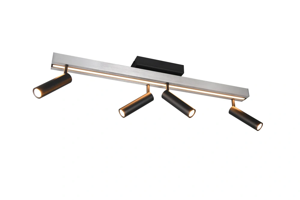 Trio Leuchten 648310505 ZENO - Moderní LED stropní svítidlo s dálkovým ovladačem, LED 22W + 12W, 2700 - 6500K, 133cm