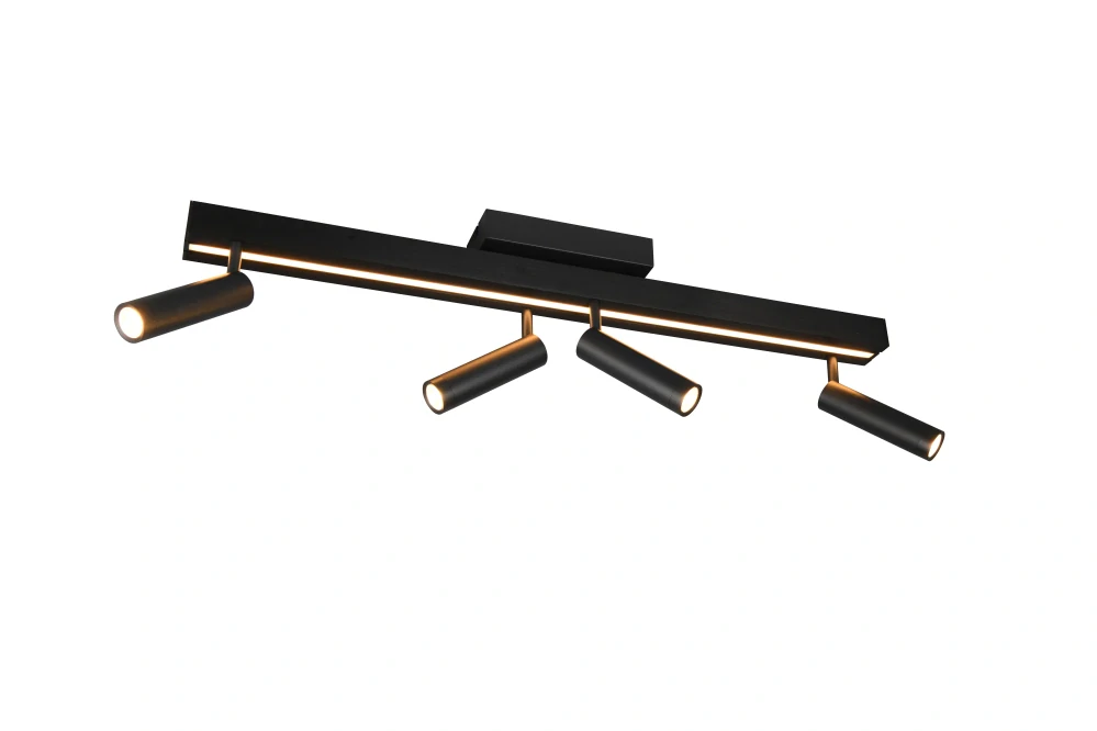 Trio Leuchten 648310532 ZENO - Moderní LED stropní svítidlo s dálkovým ovladačem, LED 22W + 12W, 2700 - 6500K, 133cm