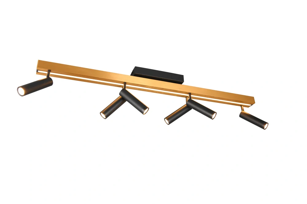 Trio Leuchten 648310780 ZENO - Moderní LED stropní svítidlo s dálkovým ovladačem, LED 33W + 18W, 2700 - 6500K, 180cm