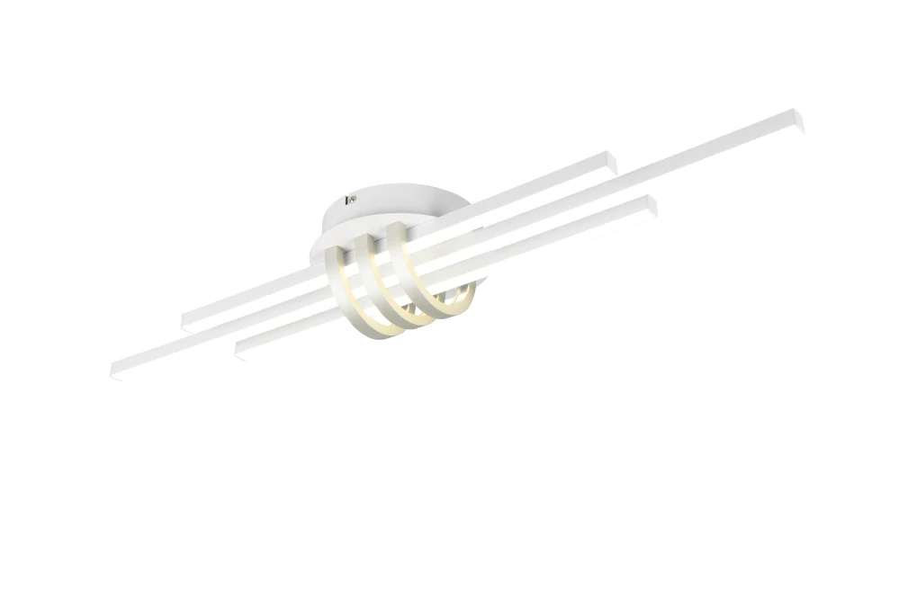 Trio Leuchten R67873131 CINTO - Stropní lustr stmívatelný klasickým vypínačem v bílé barvě, LED 20W, 3000K, 81 x 18cm