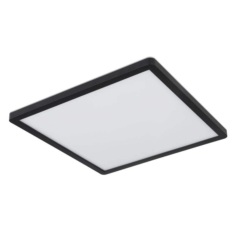 Globo 41563-24B SAPANA - Stropní koupelnové svítidlo v černé barvě, stmívatelné vypínačem, LED 24W, 3000K, 42 x 42cm
