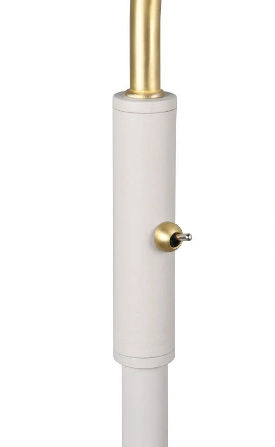 Trio Leuchten 463400176 TRAVELLER - Stojací šedá lampa s husím krkem a vypínačem, 1 x E27, 145cm