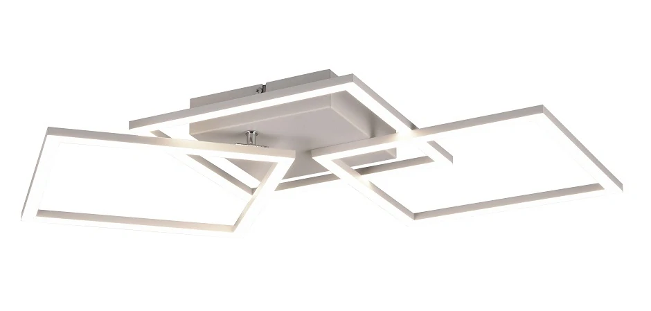 Trio Leuchten R64493131 TRAIL - Moderní bílý LED stropní lustr s natáčecími rameny, LED 31W, 4000K, 74,5 x 35,2cm