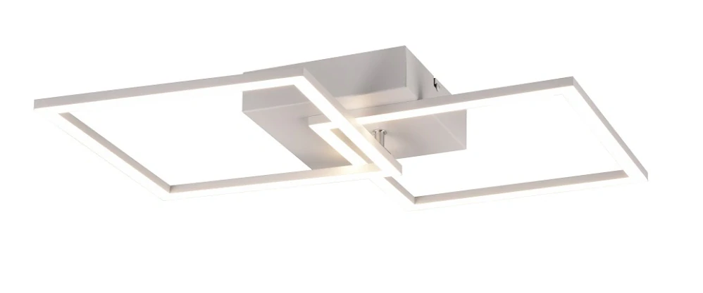 Trio Leuchten R64492131 TRAIL - Moderní bílý LED stropní lustr s natáčecím ramenem, LED 20W, 4000K, 60 x 35cm