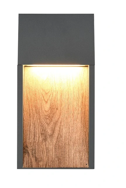 Trio Leuchten 246960135 SALMON - Nástěnné venkovní LED svítidlo v imitaci dřeva, LED 11W, 3000K, IP44