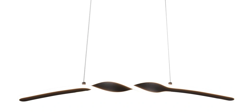Trio Leuchten R35791132 GINKO - Závěsné LED svítidlo v černé barvě , 18W, 3000K, 79cm