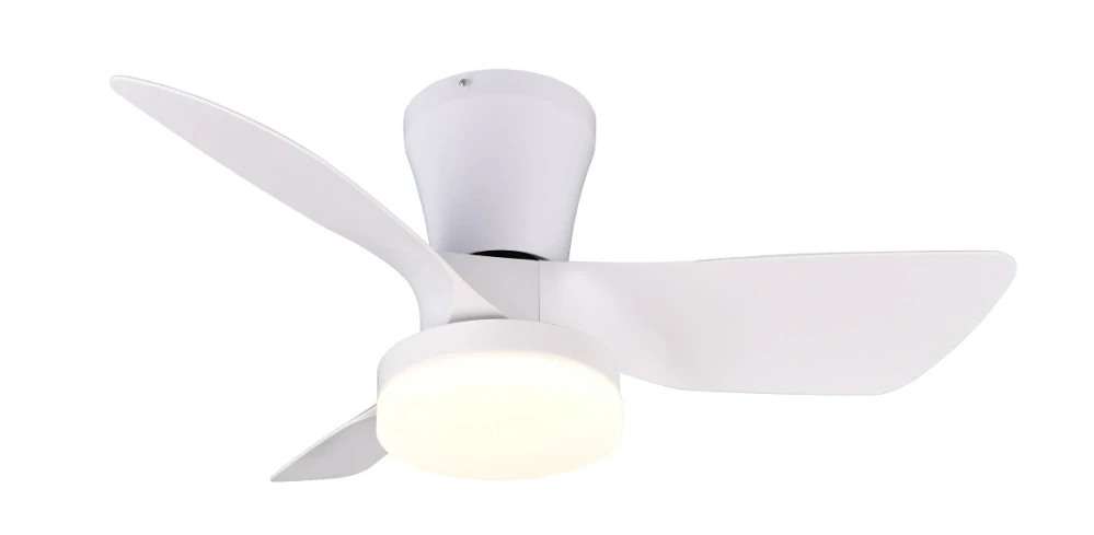 Trio Leuchten R64412131 RANDERS - Stropní LED bílý ventilátor s dálkovým ovladačem, LED 20W, 2700-6000K, Ø 76cm