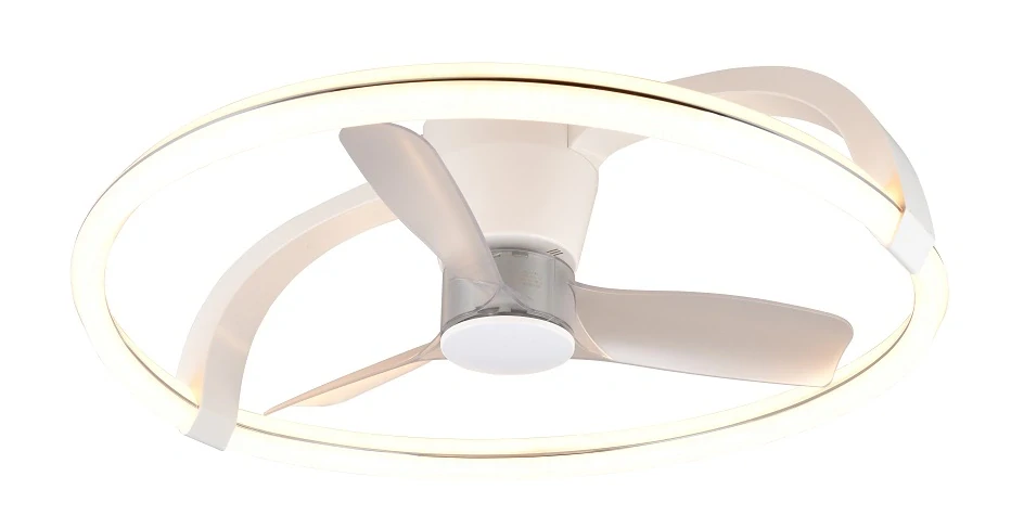 Trio Leuchten R64262131 STOCKHOLM - Stropní LED bílý ventilátor s dálkovým ovladačem, LED 37W, 2700-6500K, Ø 73cm