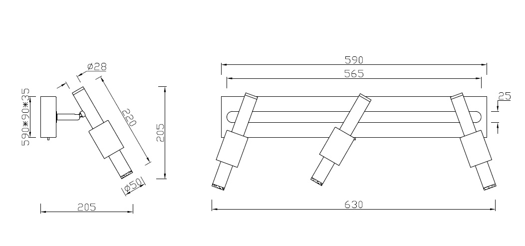 Trio Leuchten 855310307 IKARIS - LED stropní svítidlo v matném niklu a černé barvě s přepínačem barvy světla 2300 + 3000 + 4000K, LED 13,5W