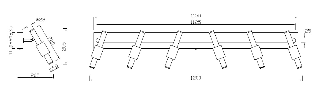 Trio Leuchten 855310607 IKARIS - LED stropní svítidlo v matném niklu a černé barvě s přepínačem barvy světla 2300 + 3000 + 4000K, LED 27W