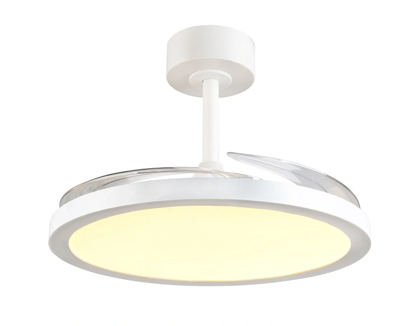 Trio Leuchten R64452131 KASFJORD - Stropní šestirychlostní LED elegantní ventilátor s dálkovým ovladačem, LED 34W, 2700-6500K, Ø 106cm