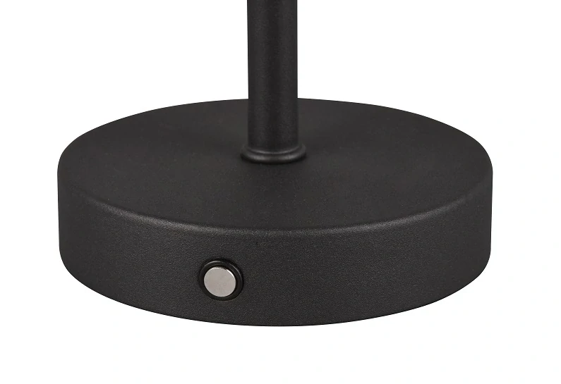 Trio Leuchten R59151132 JEFF - Stmívatelná nabíjecí přenosná lampička v černé barvě, LED 1,5W, 3000K