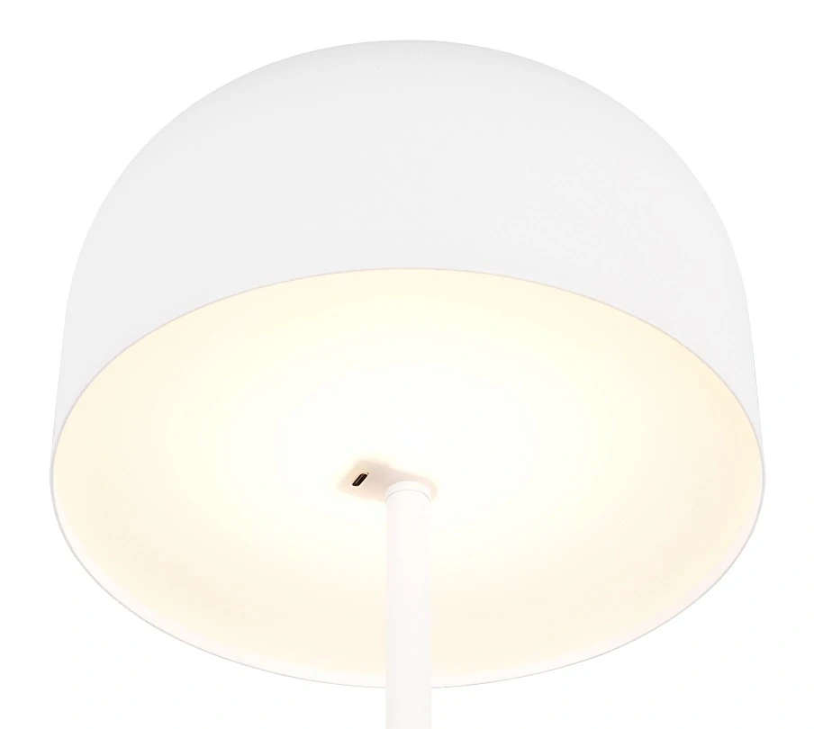 Trio Leuchten R49151131 JEFF - Stmívatelná nabíjecí přenosná stojací lampa v bílé barvě, LED 2,5W, 3000K, 147cm