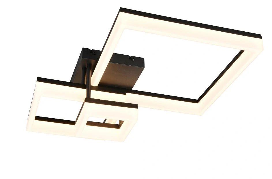 Trio Leuchten R65771332 CAMINO - Stropní LED černé svítidlo 65 x 46cm, 32W, 4000lm, 3000K