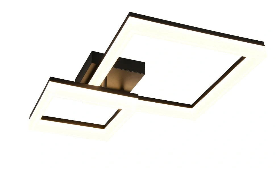 Trio Leuchten R65771232 CAMINO - Stropní LED černé svítidlo 62 x 46cm, 22W, 2800lm, 3000K