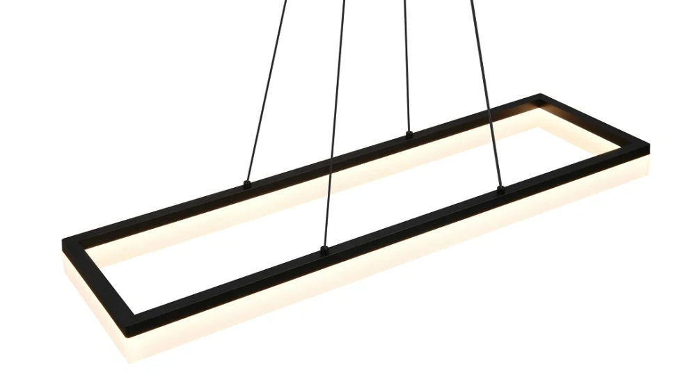 Trio Leuchten R35771132 CAMINO - Závěsné LED černé svítidlo 70 x 20cm, 27W, 3400lm, 3000K