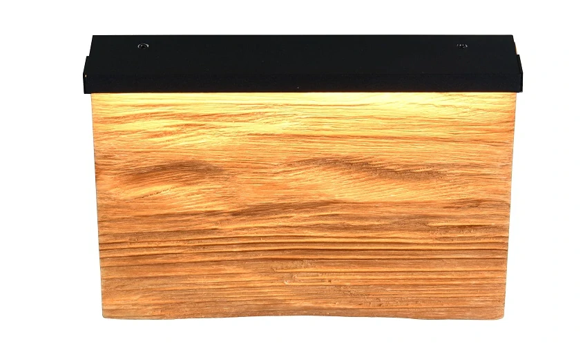 Trio Leuchten 255510130 KALEA - Nástěnné stmívatelné LED svítidlo se dřevem, 7W, 3000K, 20cm