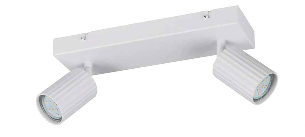 Trio Leuchten 867700231 SOKA - Stropní nebo nástěnné bodové svítidlo v bílé barvě, 2 x GU10, šířka 30cm